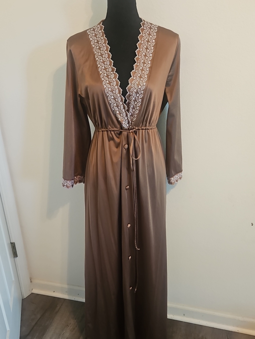 Vintage Nylon House Coat